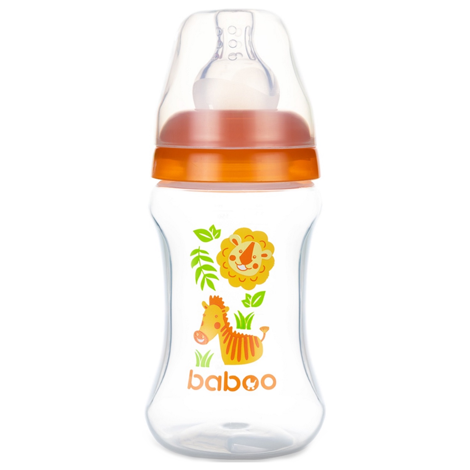 

Бутылочка Baboo Safari, с рождения, 150 мл, оранжевый