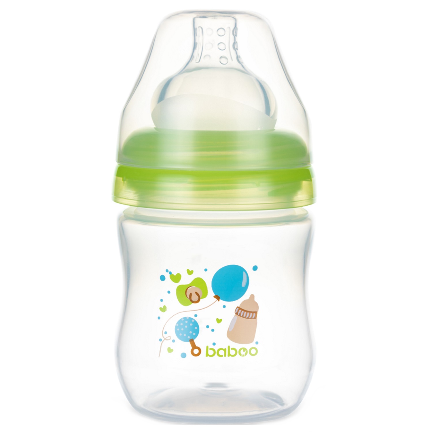 

Бутылочка Baboo Baby Shower, с рождения, 130 мл, зеленый