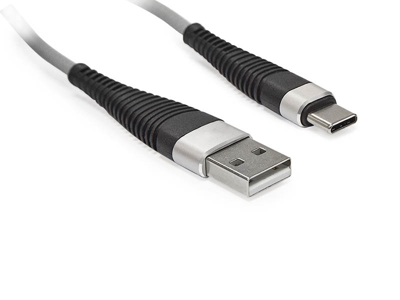 фото Аксессуар cbr usb - type-c 2.1a 1m cb 502 silver