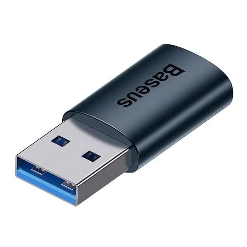 

Аксессуар Baseus Ingenuity Series Mini OTG USB 3.1 - Type-C Blue ZJJQ000103, ZJJQ000103