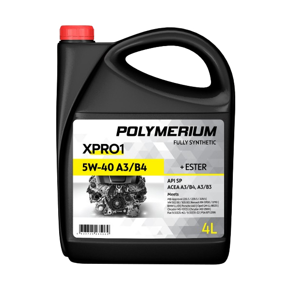 Моторное масло Polymerium XPRO1 5w40 A3/B4 4л