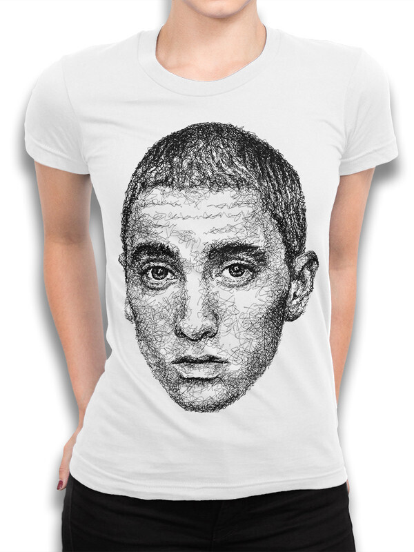 

Футболка женская Dream Shirts Эминем - Eminem Женская 50007631 белая 3XL, Эминем - Eminem Женская 50007631