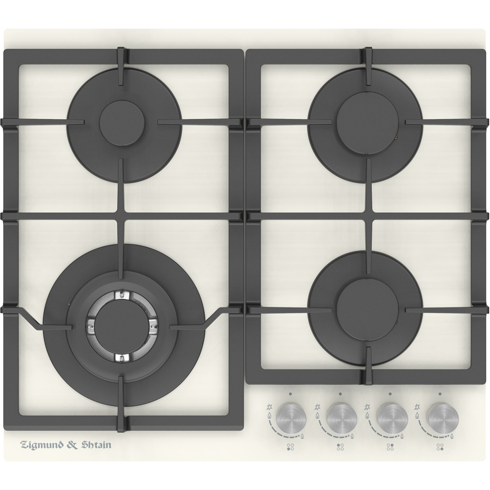 Встраиваемая варочная панель газовая Zigmund & Shtain M 26.6 I бежевый