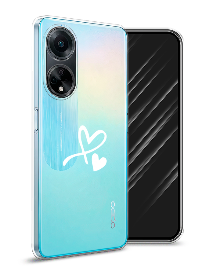 

Чехол Awog на Oppo A98 "Сердечко минимализм", Белый, 2514450-6
