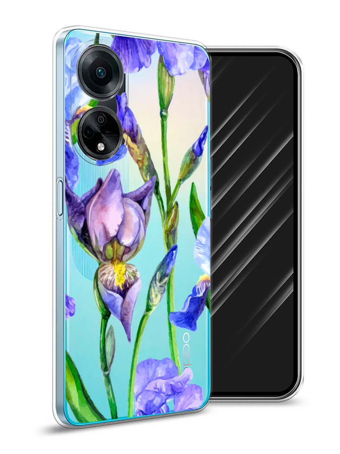 

Чехол Awog на Oppo A98 "Синие ирисы", Фиолетовый;голубой;зеленый, 2514450-8