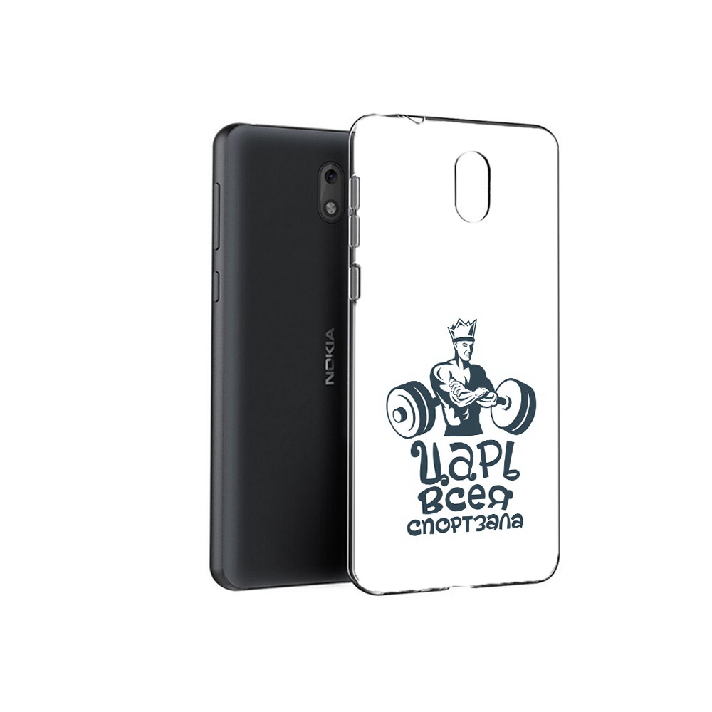 

Чехол MyPads Tocco для Nokia 6 бодибилдинг царь спортзала (PT60992.93.239), Прозрачный, Tocco