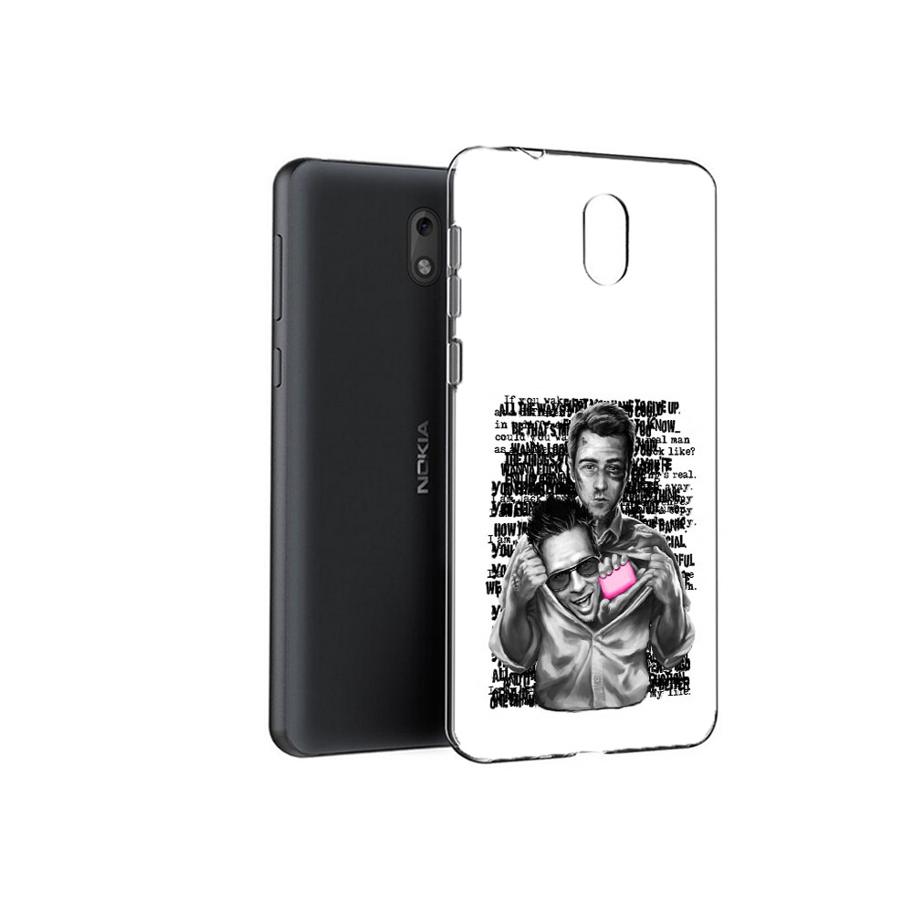 

Чехол MyPads Tocco для Nokia 6 бойцовский клуб (PT60992.93.242), Прозрачный, Tocco