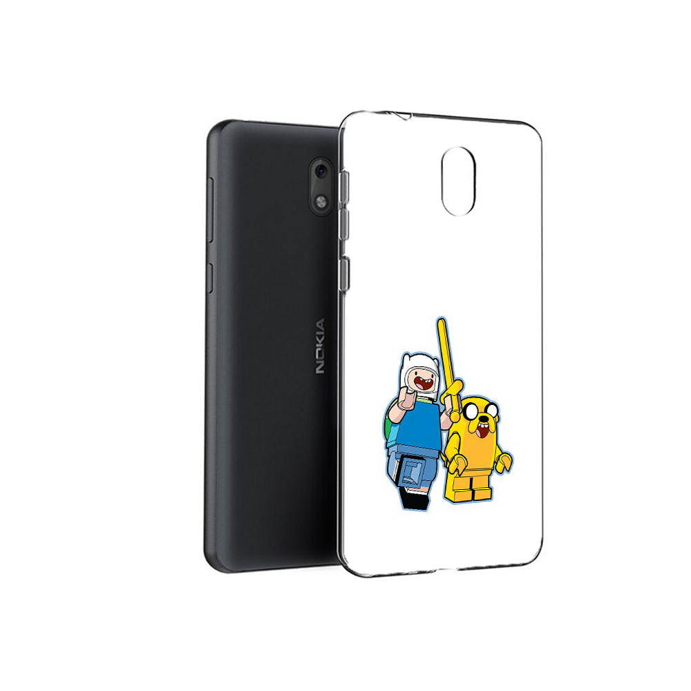 

Чехол MyPads Tocco для Nokia 6 время приключений лего (PT60992.93.274), Прозрачный, Tocco