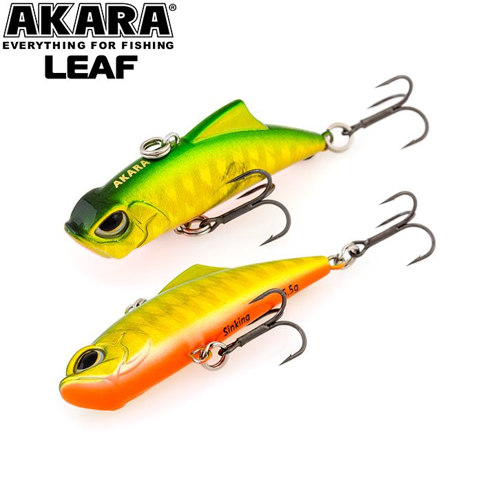 

Воблер Akara Leaf 45S 5,5 гр 3/15 oz 1,8 in A84, Разноцветный, Leaf