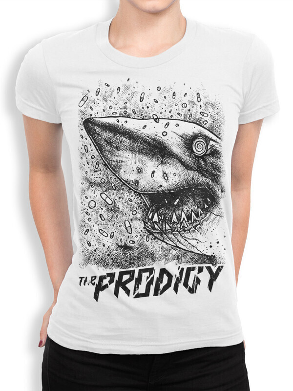 

Футболка женская Dream Shirts The Prodigy Женская 50007751 белая L, The Prodigy Женская 50007751