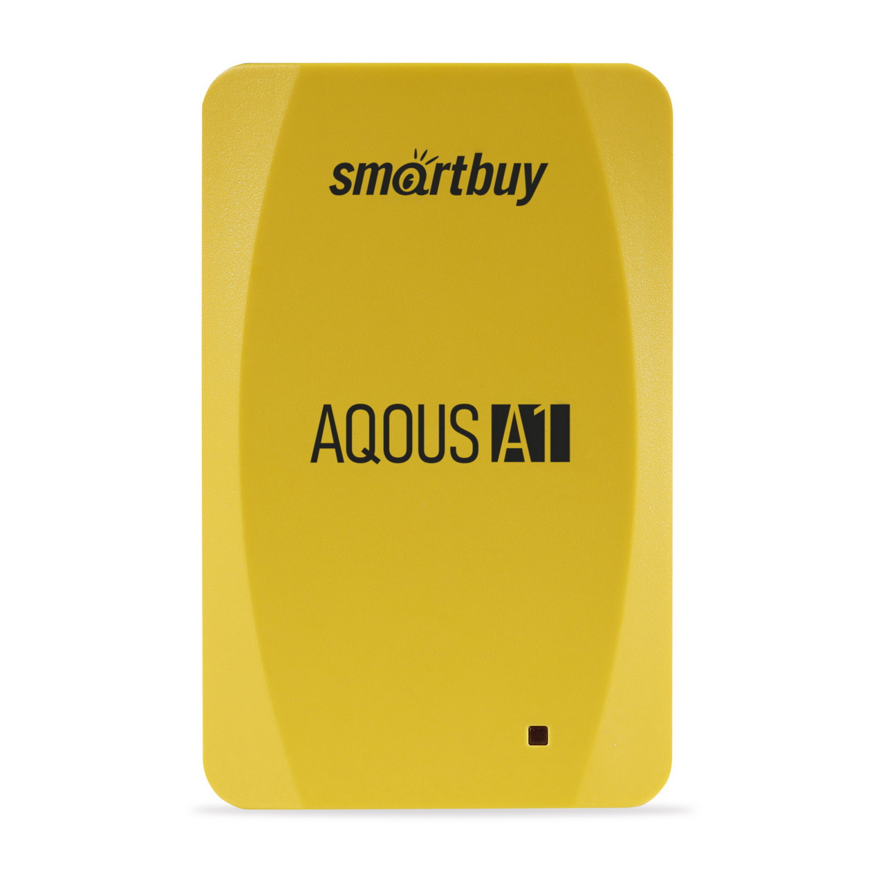 фото Внешний диск ssd smartbuy aqous a1 256gb yellow (sb256gb-a1y-u31c)