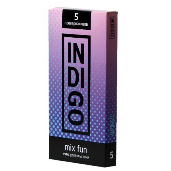 Купить Презервативы Indigo Mix Fun №5 микс удовольствий