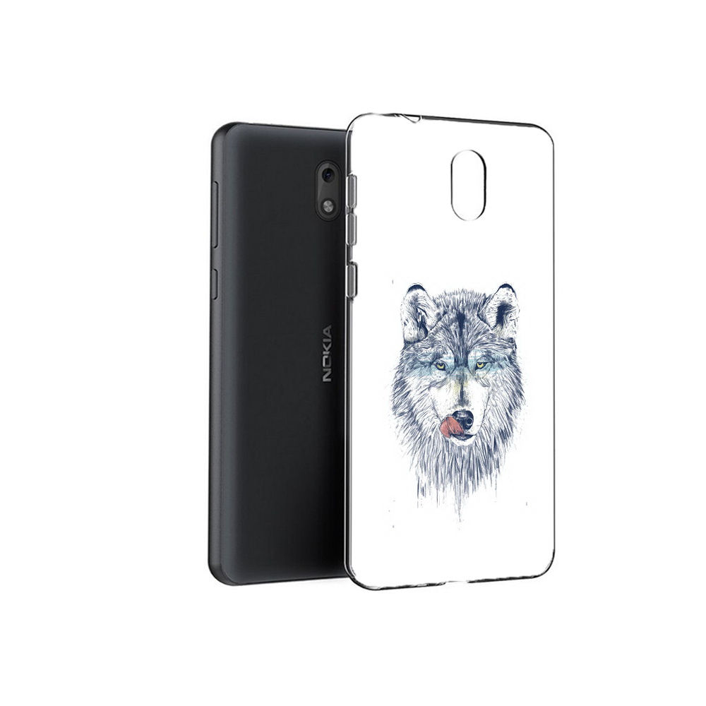 

Чехол MyPads Tocco для Nokia 6 голодгый волк (PT60992.93.292), Прозрачный, Tocco
