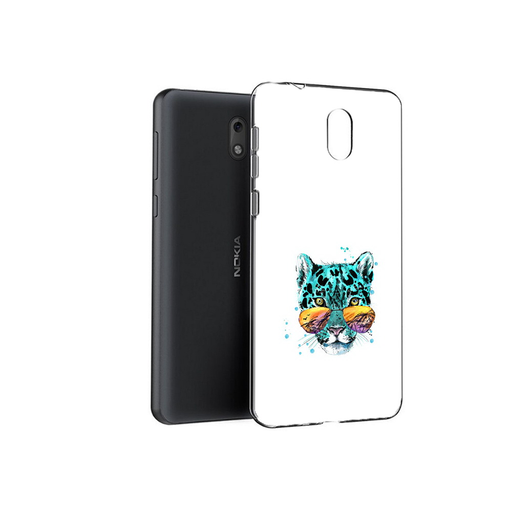 

Чехол MyPads Tocco для Nokia 6 голубой лео (PT60992.93.294), Прозрачный, Tocco