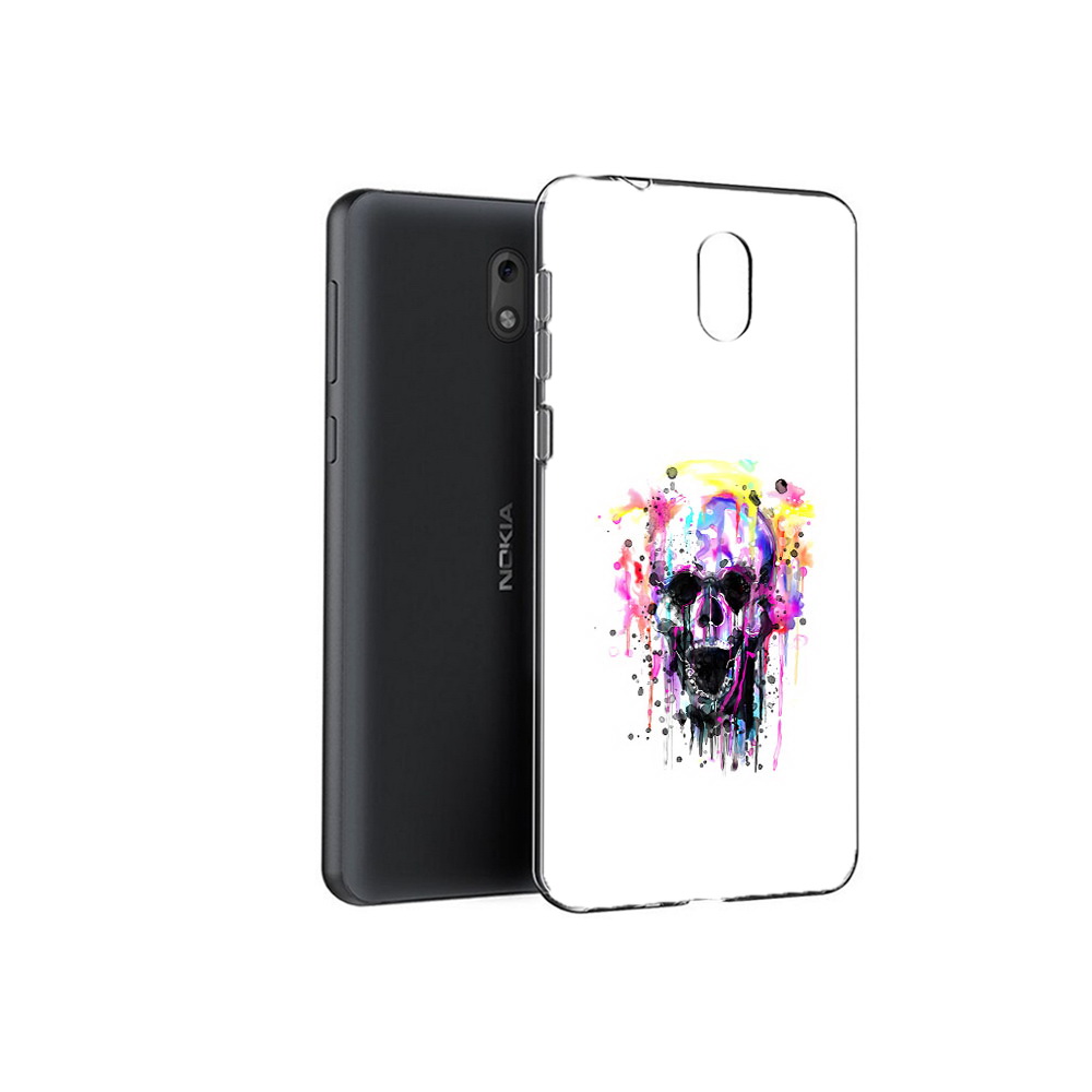 

Чехол MyPads Tocco для Nokia 6 граффити череп (PT60992.93.298), Прозрачный, Tocco