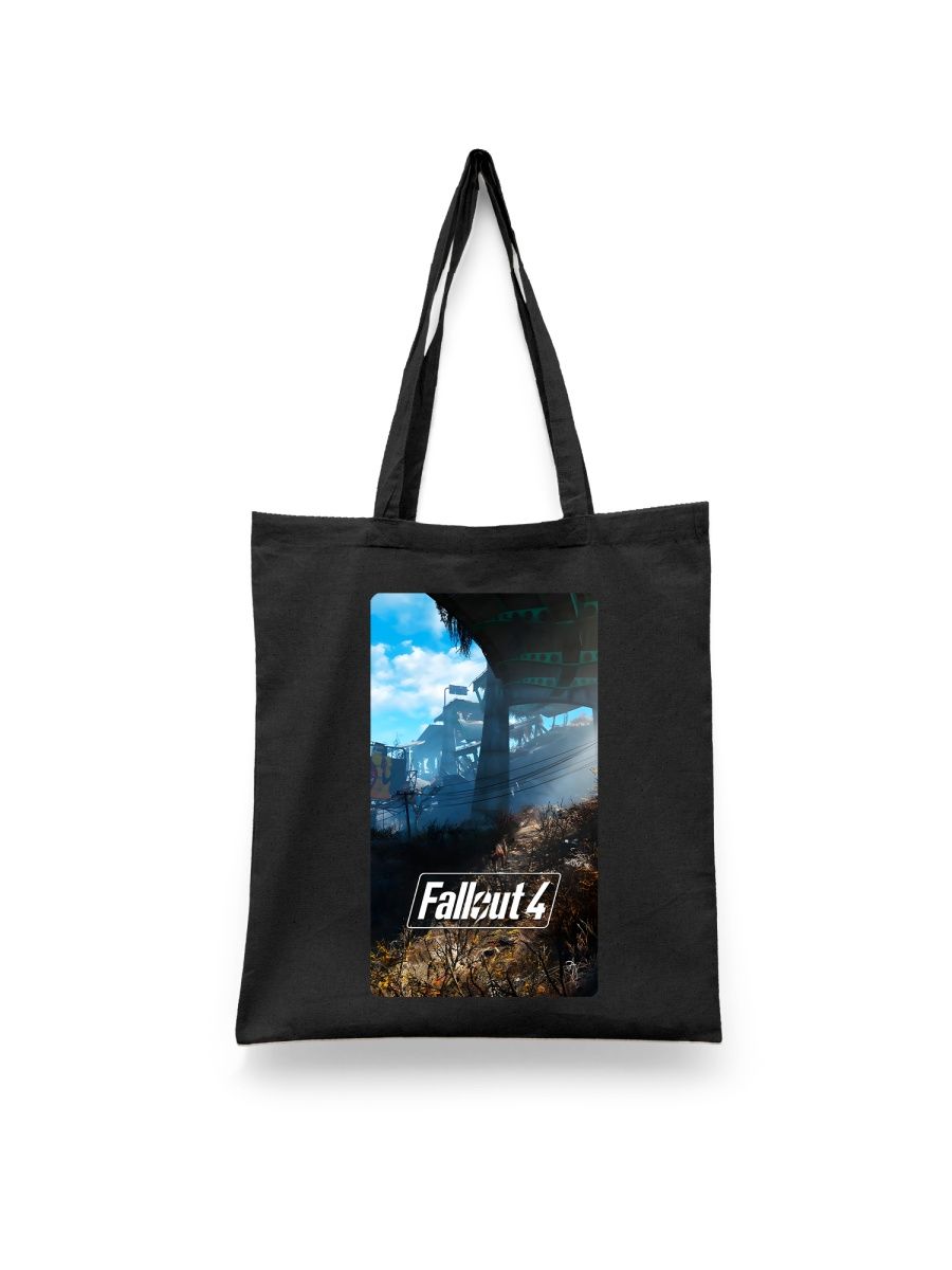 

Шоппер унисекс Каждому Своё Фоллаут/Fallout GMFL16, черный, Фоллаут/Fallout GMFL16
