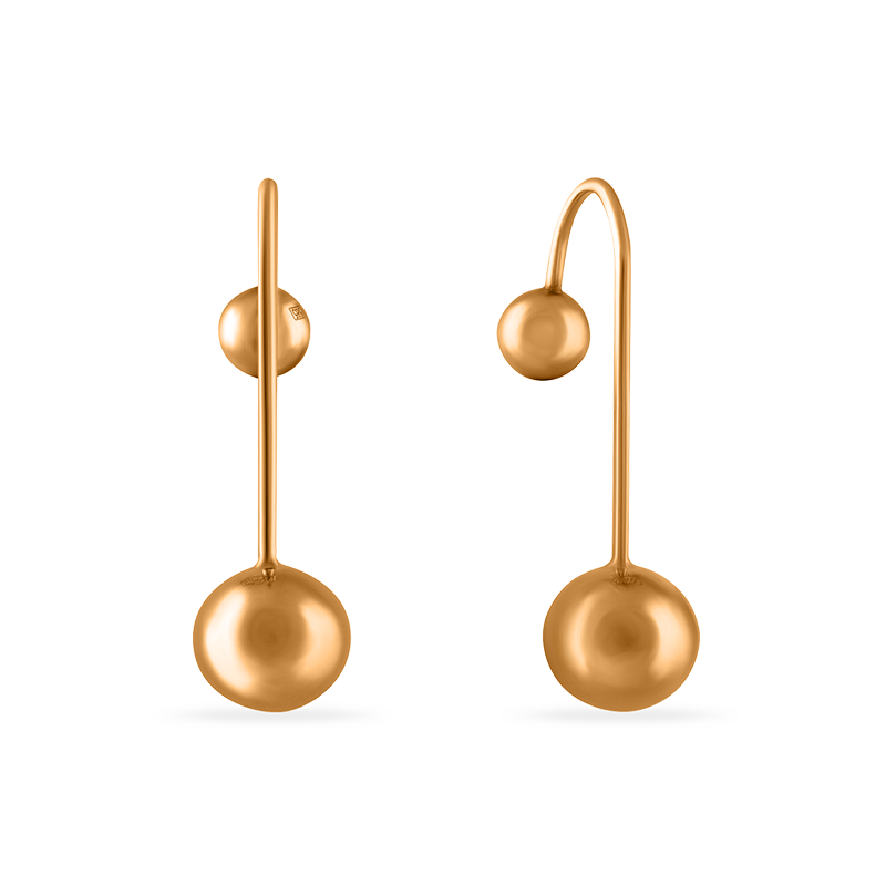 

Серьги джекеты из красного золота Yahont 150011, 150011