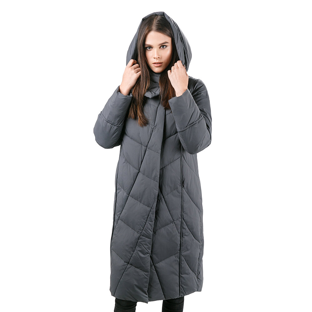 Пальто женское Westfalika 2019-960A-TX27Z-1 серое 44 RU