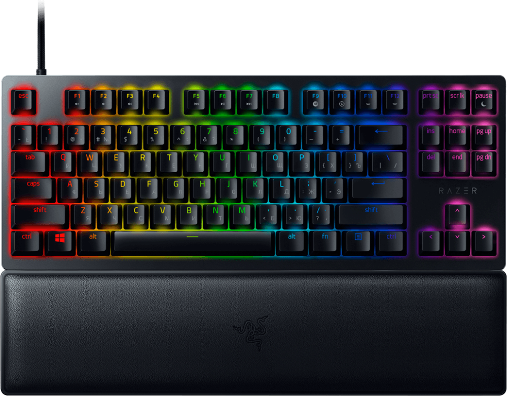 Проводная игровая клавиатура Razer Huntsman V2 TKL Black (RZ03-03940800)