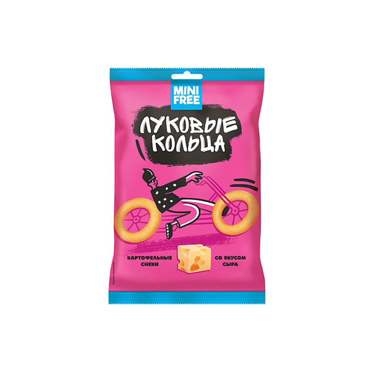 Луковые кольца Mini Free со вкусом сыра, 6 шт по 45 г