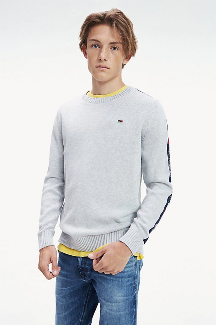 

Джемпер мужской DM0DM06998 Tommy Jeans серый 52 RU, DM0DM06998
