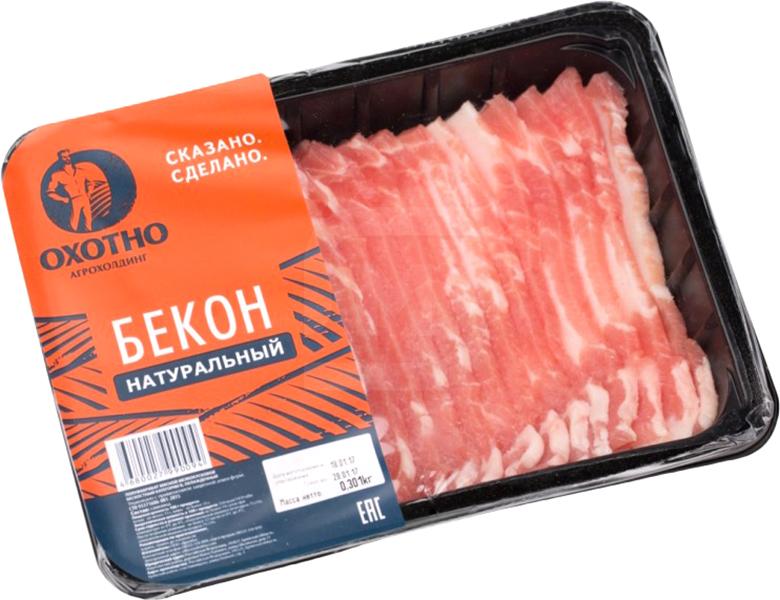 

Бекон Охотно натуральный категория Б 250 г