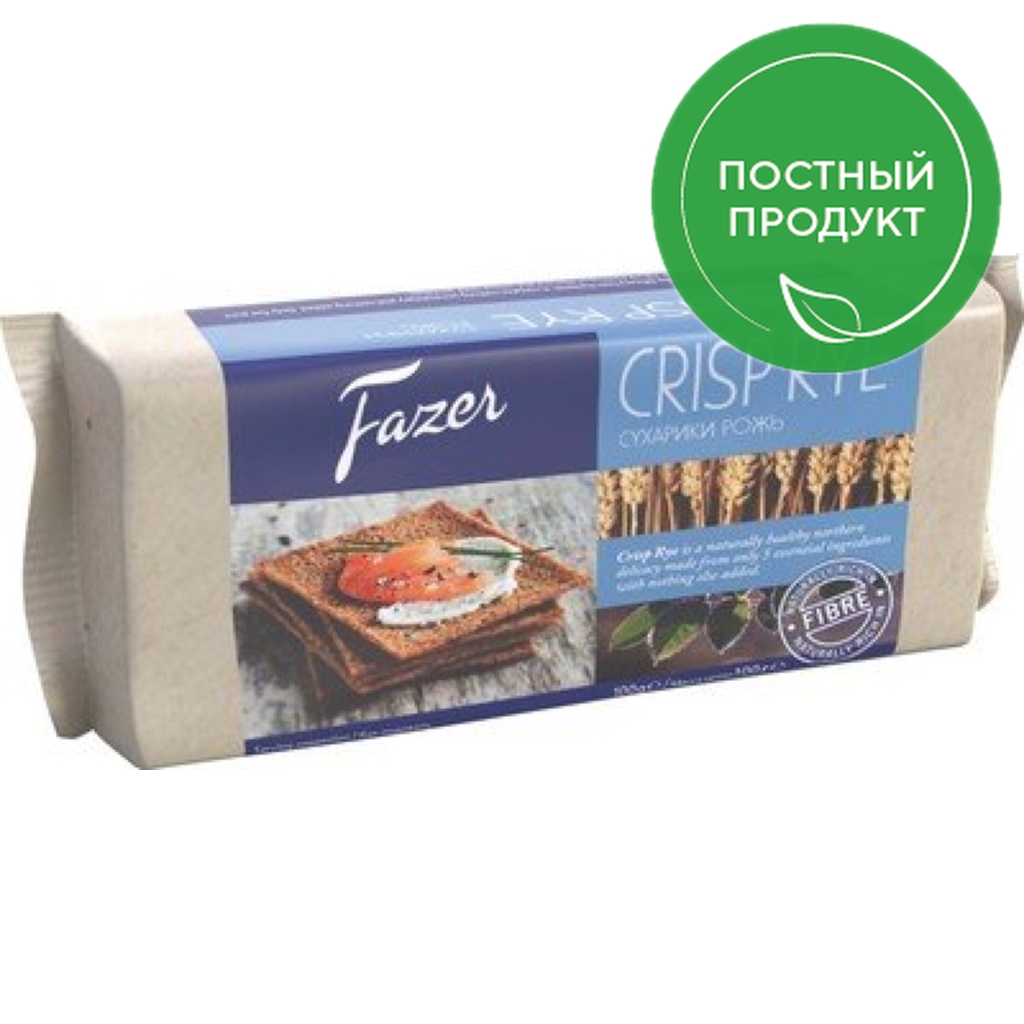 

Сухарики Fazer Crisp ржаные 100 г