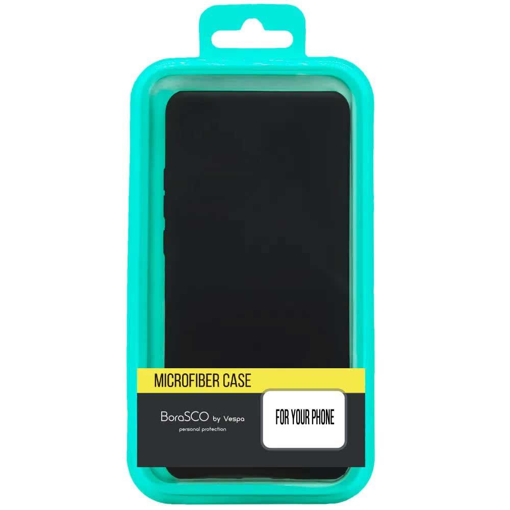 Чехол-накладка для Samsung Galaxy A34 черный, Microfiber Case, Borasco