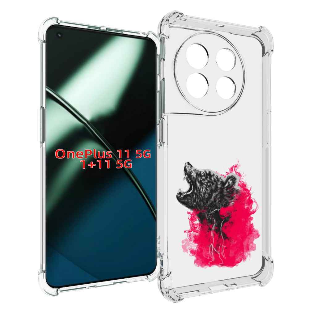 

Чехол MyPads медведь в дымке для OnePlus 11, Прозрачный, Tocco