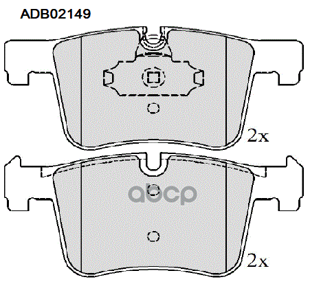

Тормозные колодки ALLIED NIPPON передние дисковые adb02149