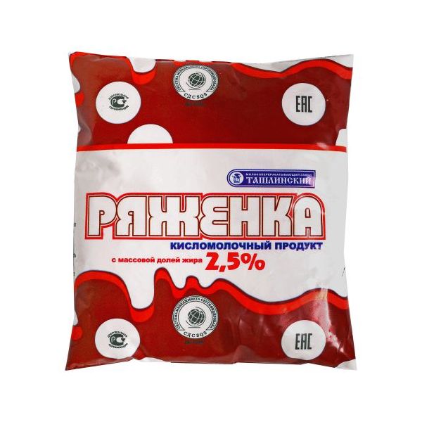 

Ряженка Ташлинский 2,5% 500 мл