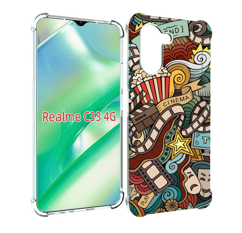 

Чехол MyPads любимое кино для Realme C33 4G, Прозрачный, Tocco