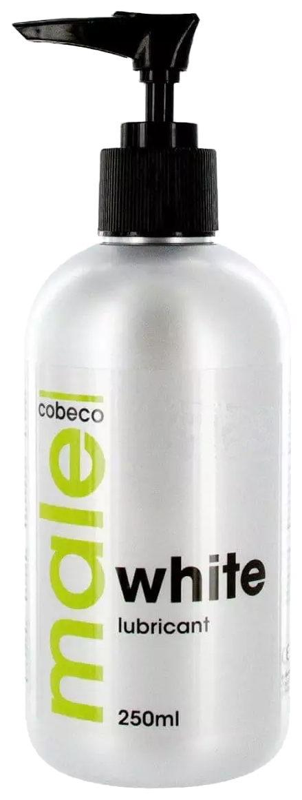 Купить Анальная смазка на водной основе MALE Cobeco White Lubricant - 250 мл. Cobeco