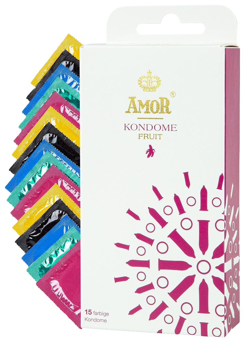 фото Ароматизированные презервативы amor fruit 15 шт.