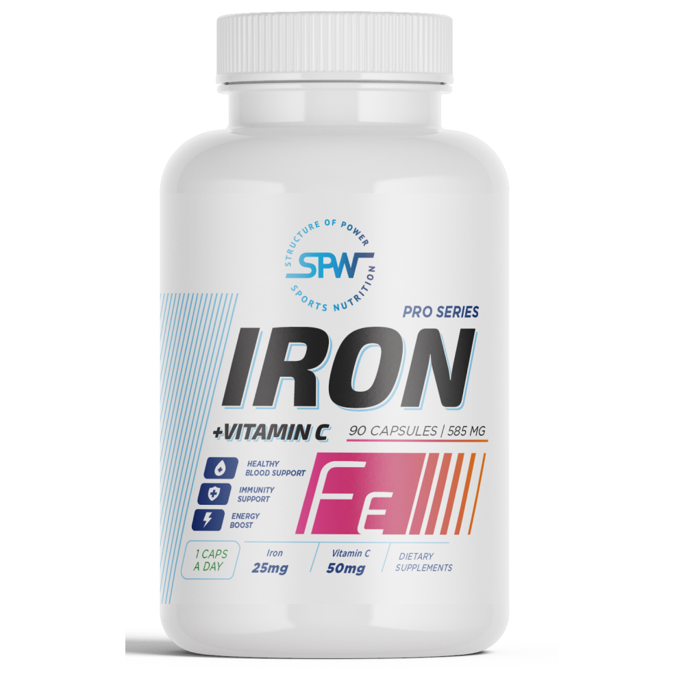 Железо + витамин С Iron Chelate + Vitamine C SPW 90 капсул