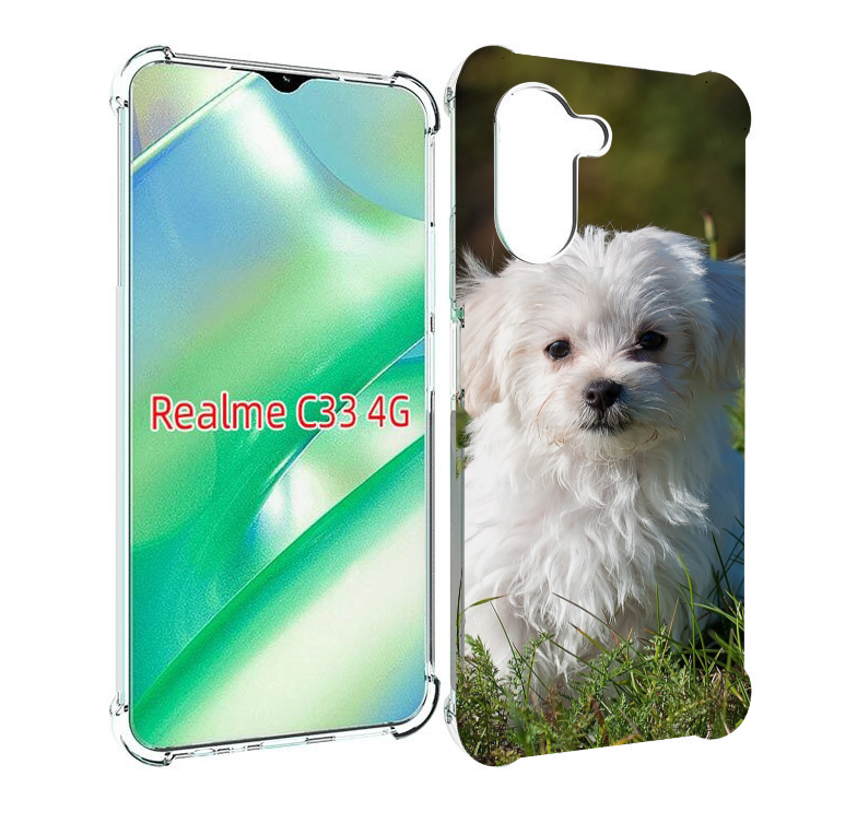 

Чехол MyPads мальтииская-болонка для Realme C33 4G, Прозрачный, Tocco