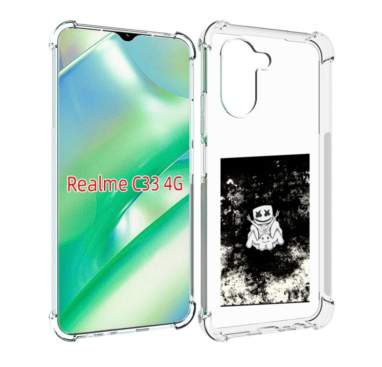 

Чехол MyPads маршмеллоу-френдс для Realme C33 4G, Прозрачный, Tocco