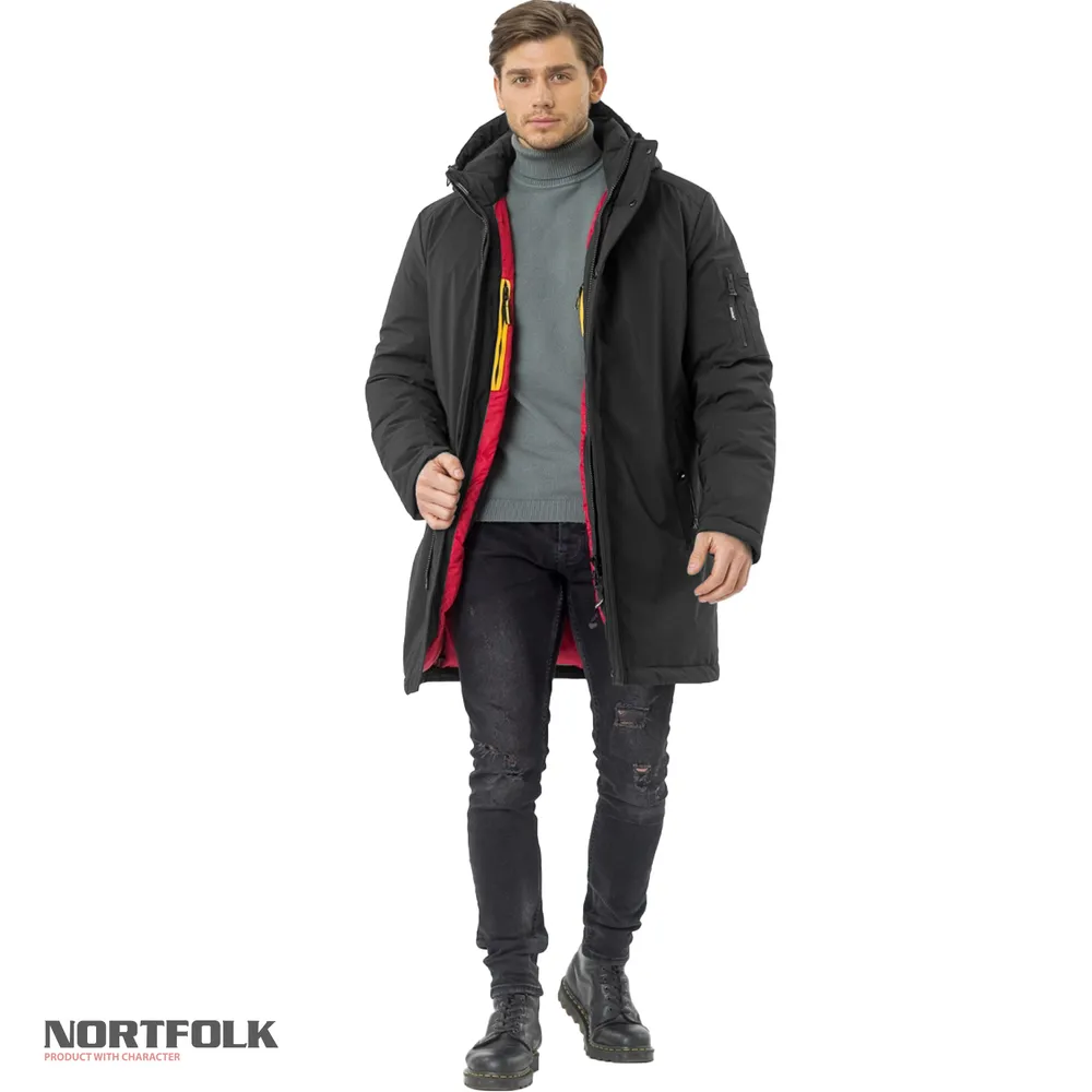 Зимняя куртка мужская NortFolk 307591N21NB черная 60 RU