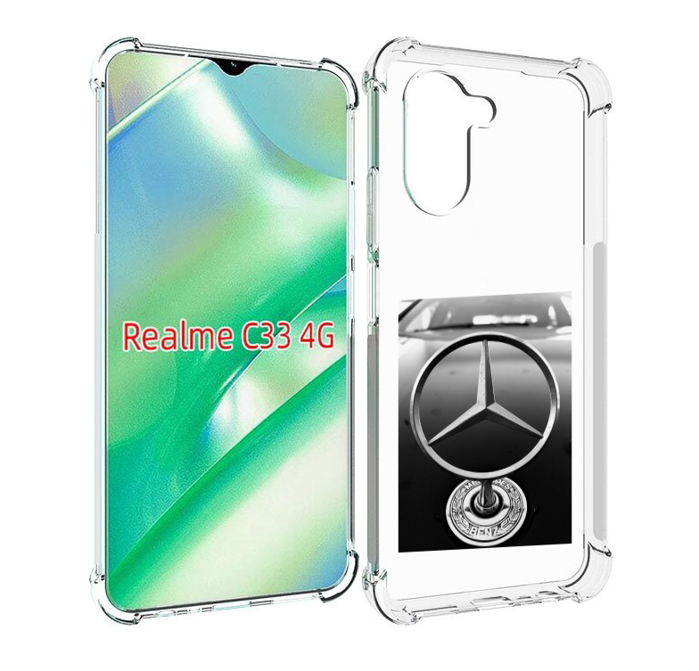 

Чехол MyPads mercedes 6 мужской для Realme C33 4G, Прозрачный, Tocco