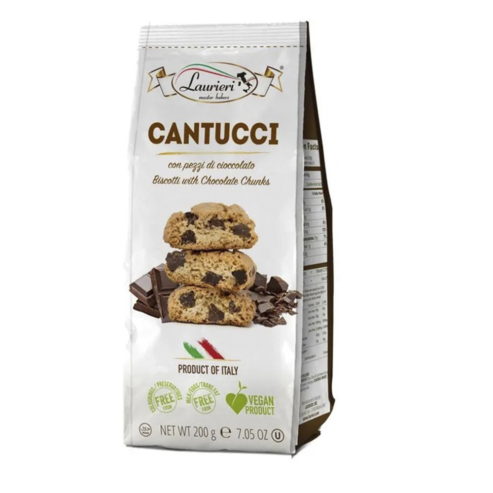 

Печенье Laurieri Cantucci с шоколадом 200 г