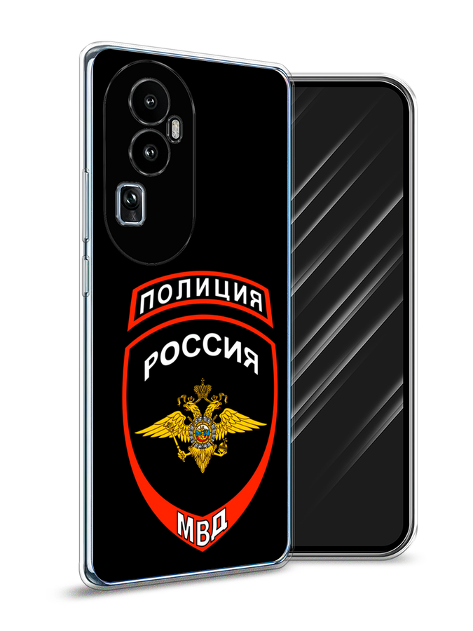 

Чехол Awog на Oppo Reno 10 "Полиция шеврон", Черный;красный;белый, 2514550-5