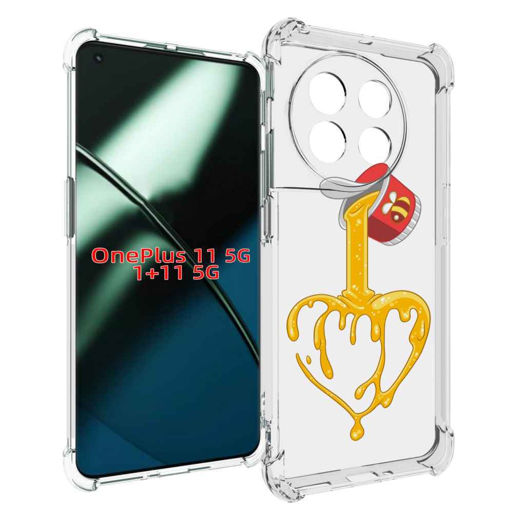 

Чехол MyPads медовое сердце для OnePlus 11, Прозрачный, Tocco