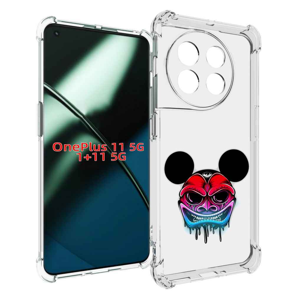 

Чехол MyPads микки в маске для OnePlus 11, Прозрачный, Tocco