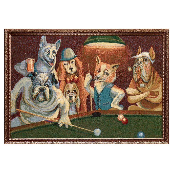 

Гобеленовая картина Бильярд 58х80 см