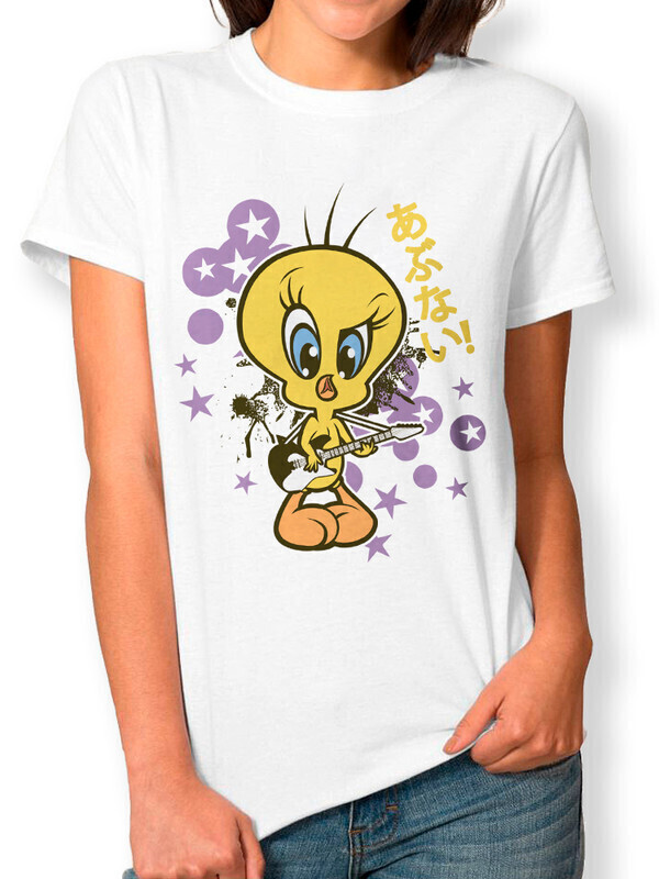 

Футболка женская Dream Shirts Твити Пай Женская 50007771 белая S, Твити Пай Женская 50007771