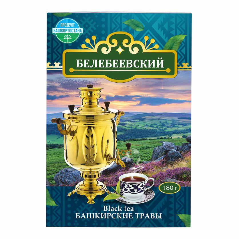 

Чай черный Белебеевский Башкирские травы душица, зверобой, мята, мелисса 180 г