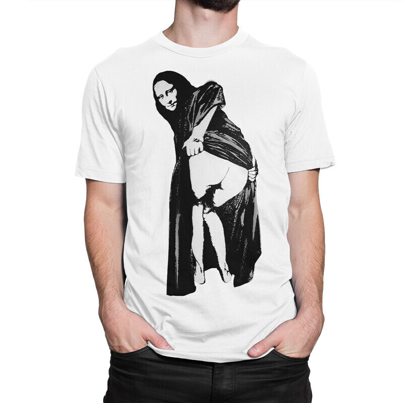 

Футболка мужская Dream Shirts Мона Лиза 1000389222 белая M, Мона Лиза 1000389222