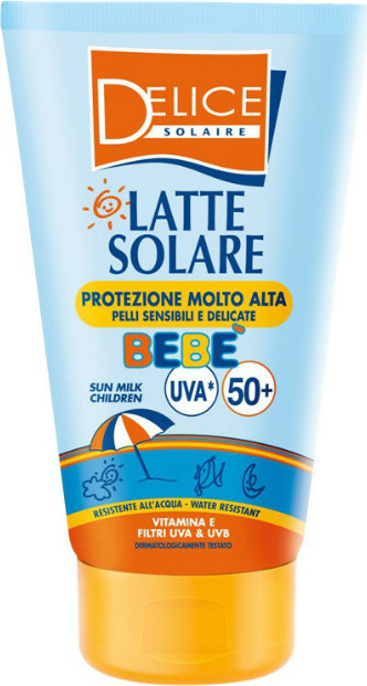 фото Молочко delice solaire солнцезащитное для детей spf50 100 мл