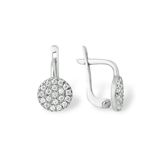 

Серьги из серебра ЯХОНТ Ювелирный 153272, фианит, 153272