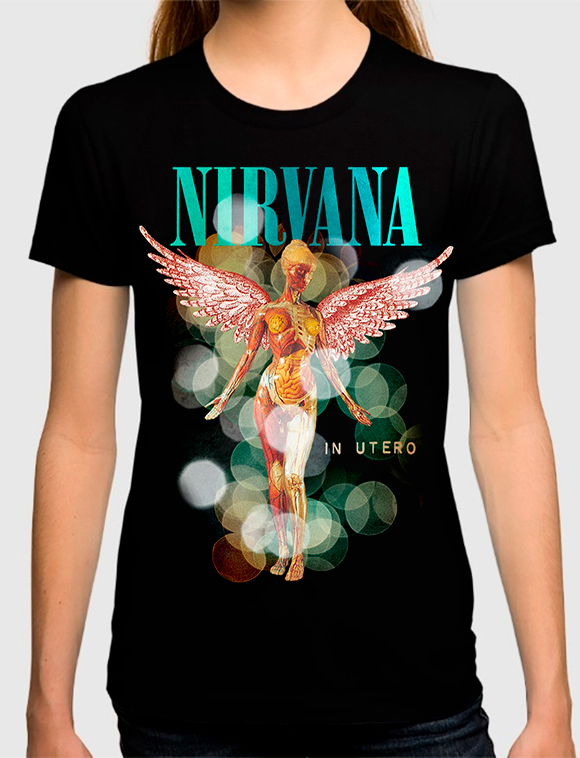 фото Футболка женская dream shirts группа nirvana 50007851 черная 2xl